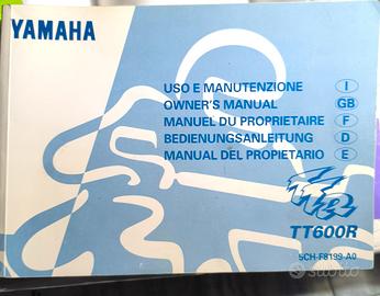 libretto istruzioni Yamaha ttr