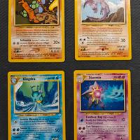Lotto 28 carte Pokemon set Neo Revelation unlimite