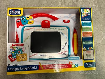 Chicco Lavagna Leggi & Scrivi, Lavagna Cancellabile Bambini con