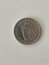 Moneta Svizzera 1/2 franc - 1972