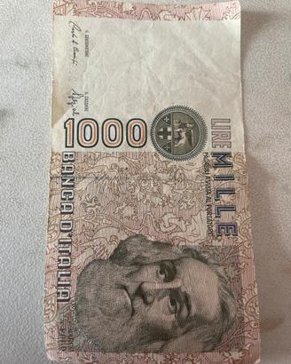 BANCONOTA RARA 1000 MILLE LIRE MARCO POLO