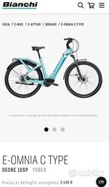 E-Bike Bianchi donna E-Omnia C Type Bosch nuova