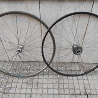 Ruote Vintage x tubolare con mozzi e cassetta a 6