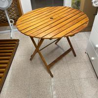 Tavolo da Patio, Legno Naturale