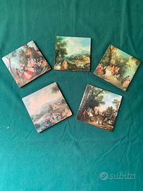 Set 5 Sottobicchieri Vintage "Made in France"