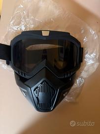 Maschera casco jet