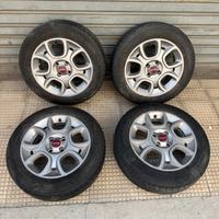 4 CERCHI IN LEGA 15 FIAT NEW PANDA DAL 2012 AL 202