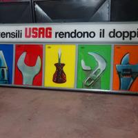 INSEGNA LUMINOSA USAG COLORATA VINTAGE