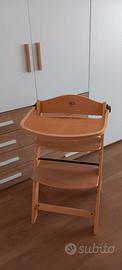 Seggiolone Pappa Kinderkraft in Legno ENOCK