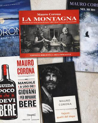 Lotto 5 Libri Mauro Corona