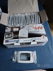 Placche Elettrocanali x Bticino Living Light 