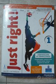Libro prima media INGLESE "Just right 1" con CD
