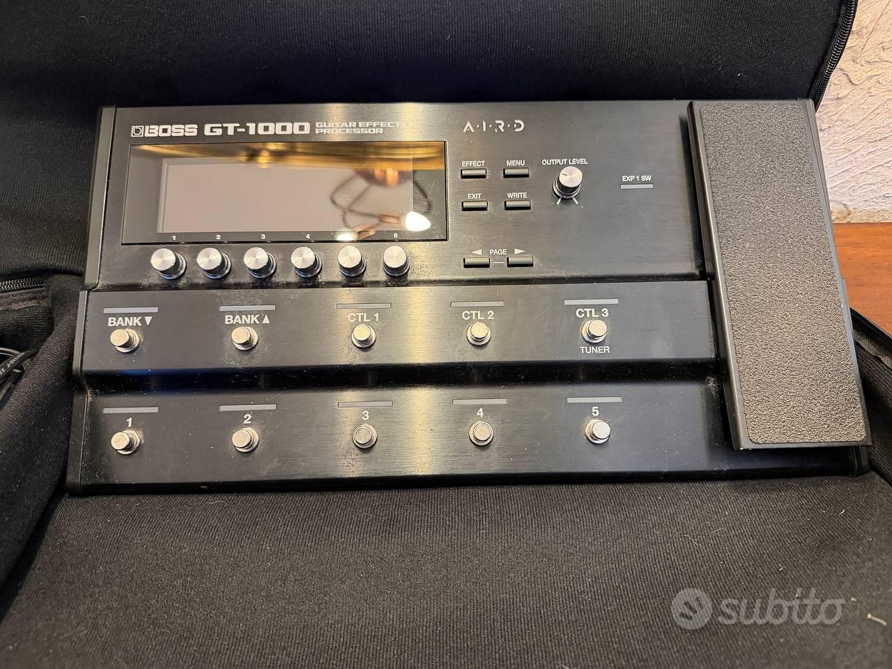 PEDALIERA PER CHITARRA BOSS GT 1000 + BORSA
