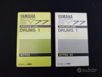 Wave form e Voice Data card per Yamaha SY77