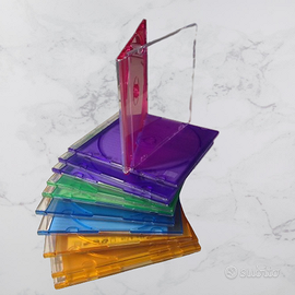 Custodie DVD CD Slim 5mm Colorate 15pz TDK