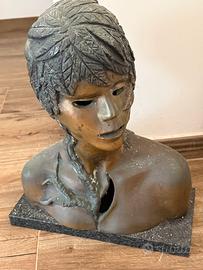 Mezzo busto in bronzo