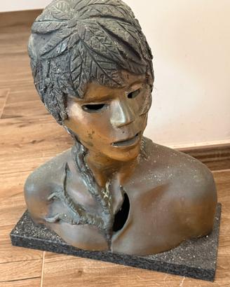 Mezzo busto in bronzo