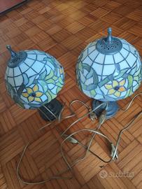  Coppia lampade Tiffany 