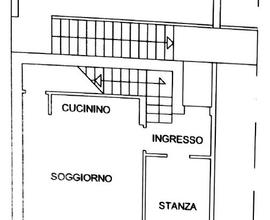 Quadrilocale in centro su due livelli