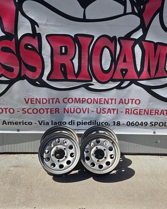4x CERCHI IN FERRO SUZUKI JIMNY 5X139,7 15 POLLICI