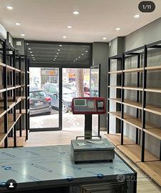 Banco  legno e acciaio