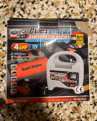 Carica batteria auto moto 12V