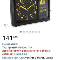 Orologio da parete/appoggio MODERNO NUOVO