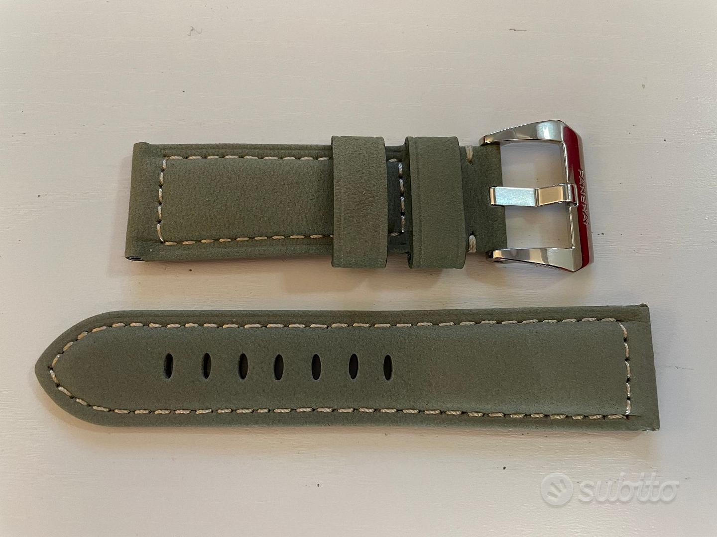 Per PANERAI Nuovo CINTURINO 24/22 Fibbia PreV LOGO