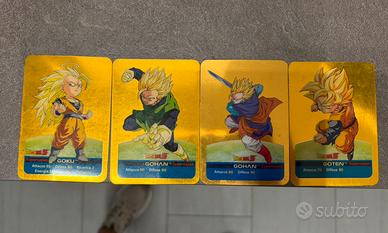 4 Lamicards serie oro