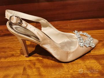 Scarpe cerimonia outlet color champagne