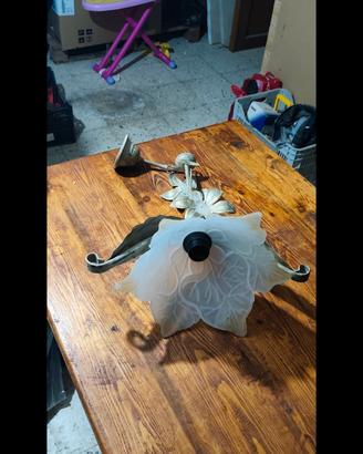 lampadario arte povera