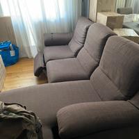 Divano 3 posti chaise longue