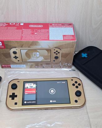 Nintendo Switch lite Hyrule Edizione oro limitata