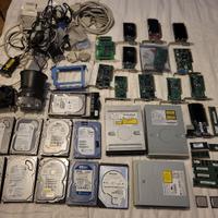Stock materiale informatico vintage HD RAM e altro