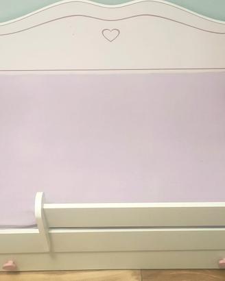 Letto per bambina 80x160 con materasso + telaio