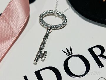 Collana con chiave Pandora in argento 925