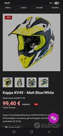 casco Kappa kv49 matt blue/white