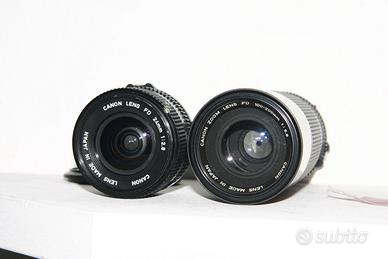 CANON FD 100-200 MM 5,6 + 24MM 2,8
