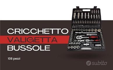 Chiavi a cricchetto e bussole set chiavi da 108 pz