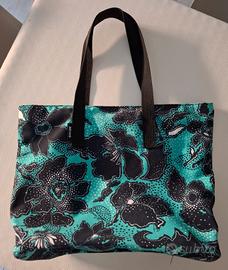 borsa Just Cavalli nera e verde