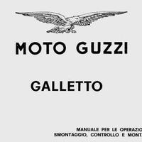 Manuale Officina Moto Guzzi Epoca Vari Tipi