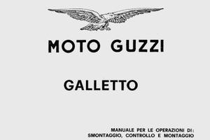 Manuale Officina Moto Guzzi Epoca Vari Tipi