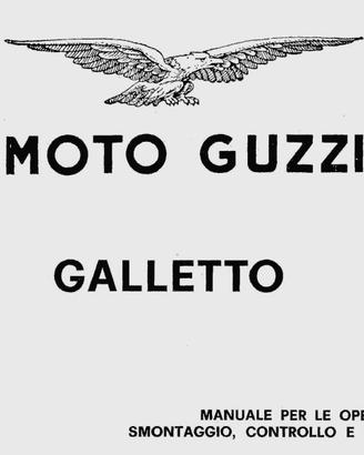 Manuale Officina Moto Guzzi Epoca Vari Tipi