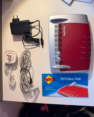 Fritz!Box 7490 Modem Fibra Adsl WiFi Dualband AC
