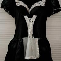 Vestito carnevale da cameriera tg 40/42