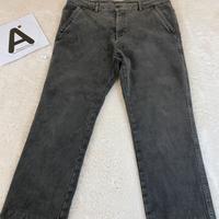 Pantalone velluto a righe uomo colore nero