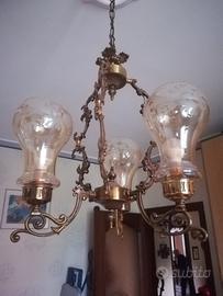 Lampadario 3 candele