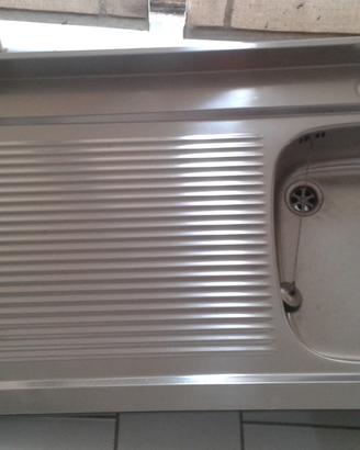 Lavello da appoggio in acciaio inox