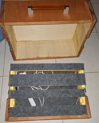 Flight case / custodia per effetti a pedale chitar