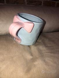 Tazza con fiocco rosa